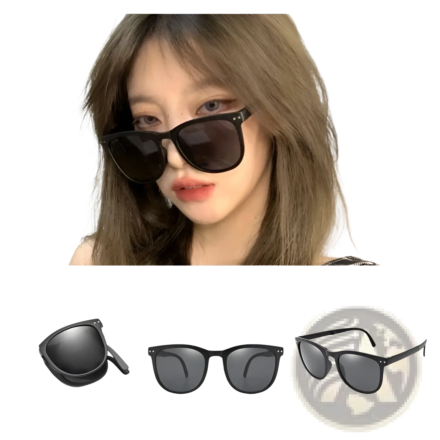 Premium Polarized Folding Sunglasses for Women