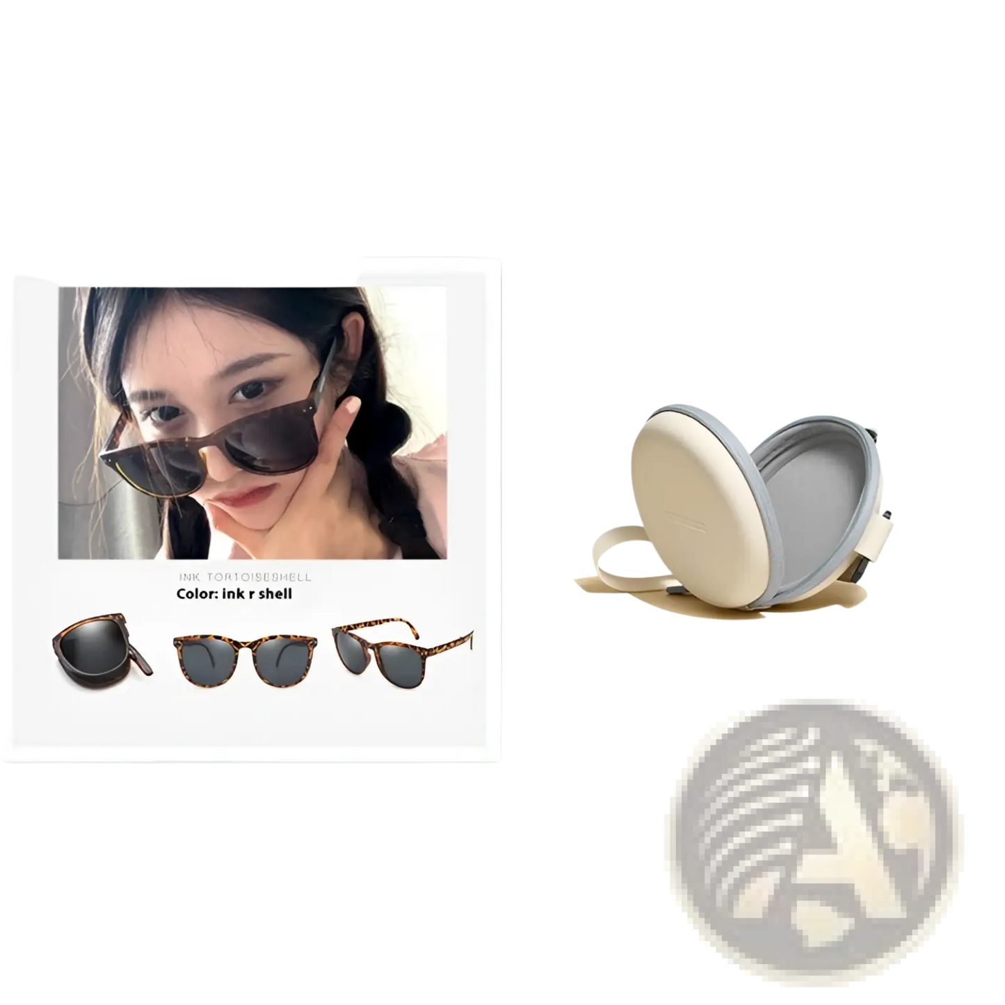 Premium Polarized Folding Sunglasses for Women