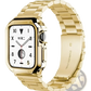 Premium Stainless Steel Apple Watch Band with Tpu Case