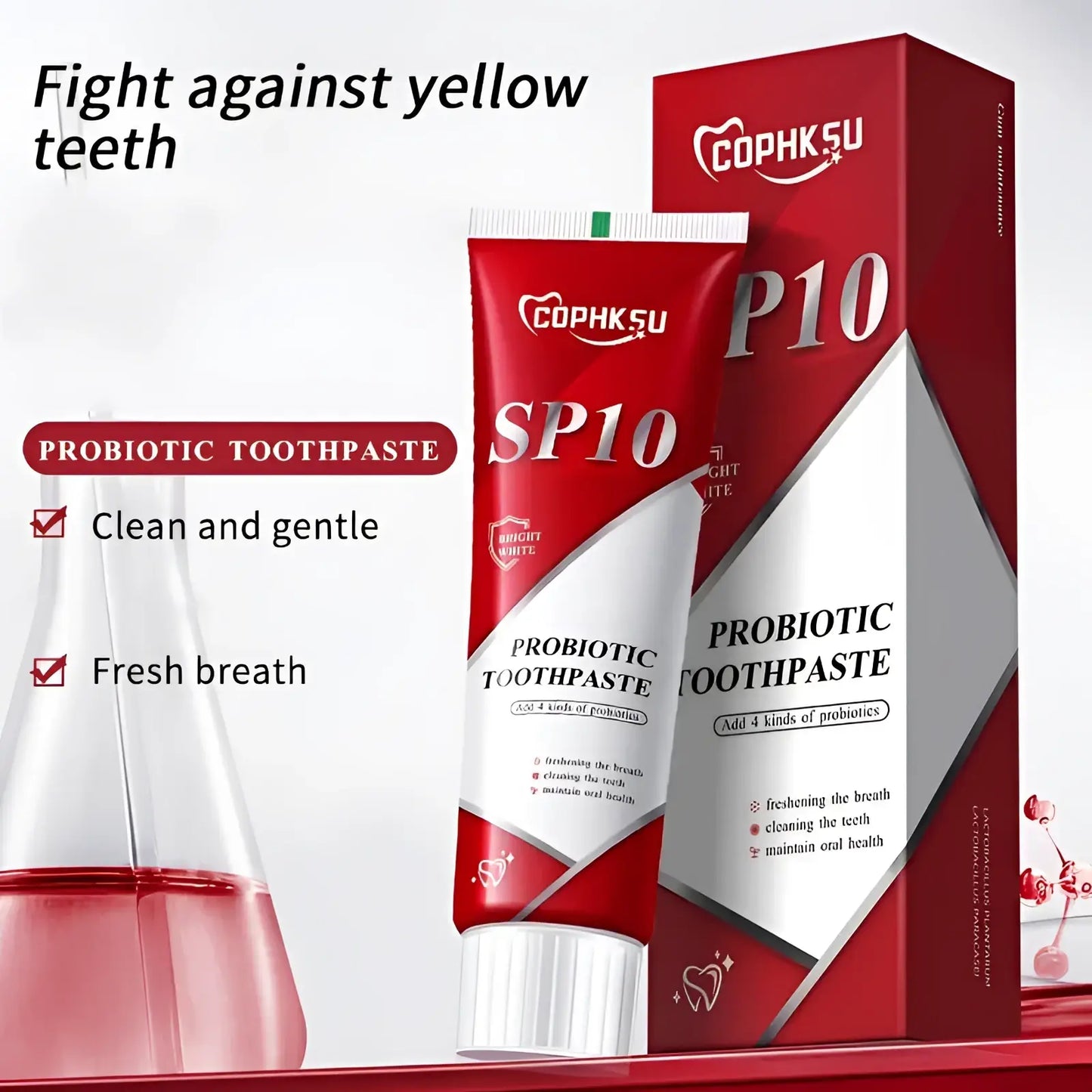 Probiotic Toothpaste for Deep Cleaning and Fresh Breath