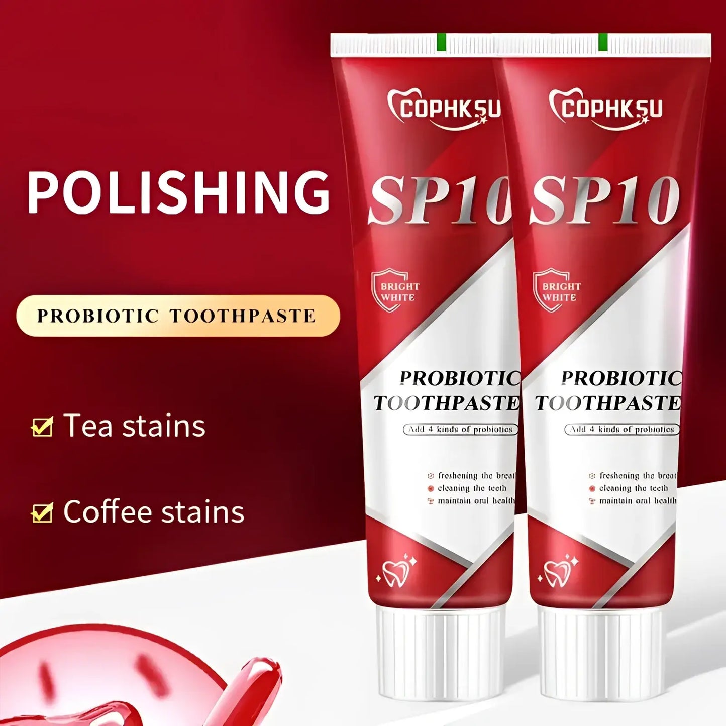 Probiotic Toothpaste for Deep Cleaning and Fresh Breath