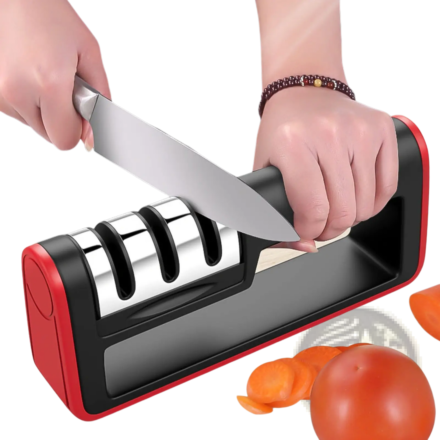 Professional 3 Stage Diamond Knife Sharpener Tool