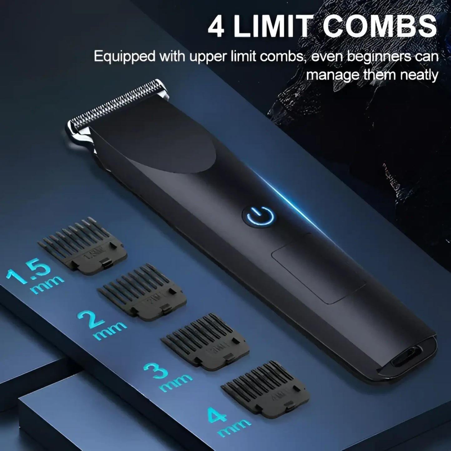Professional Cordless Hair Clipper and Beard Trimmer Set