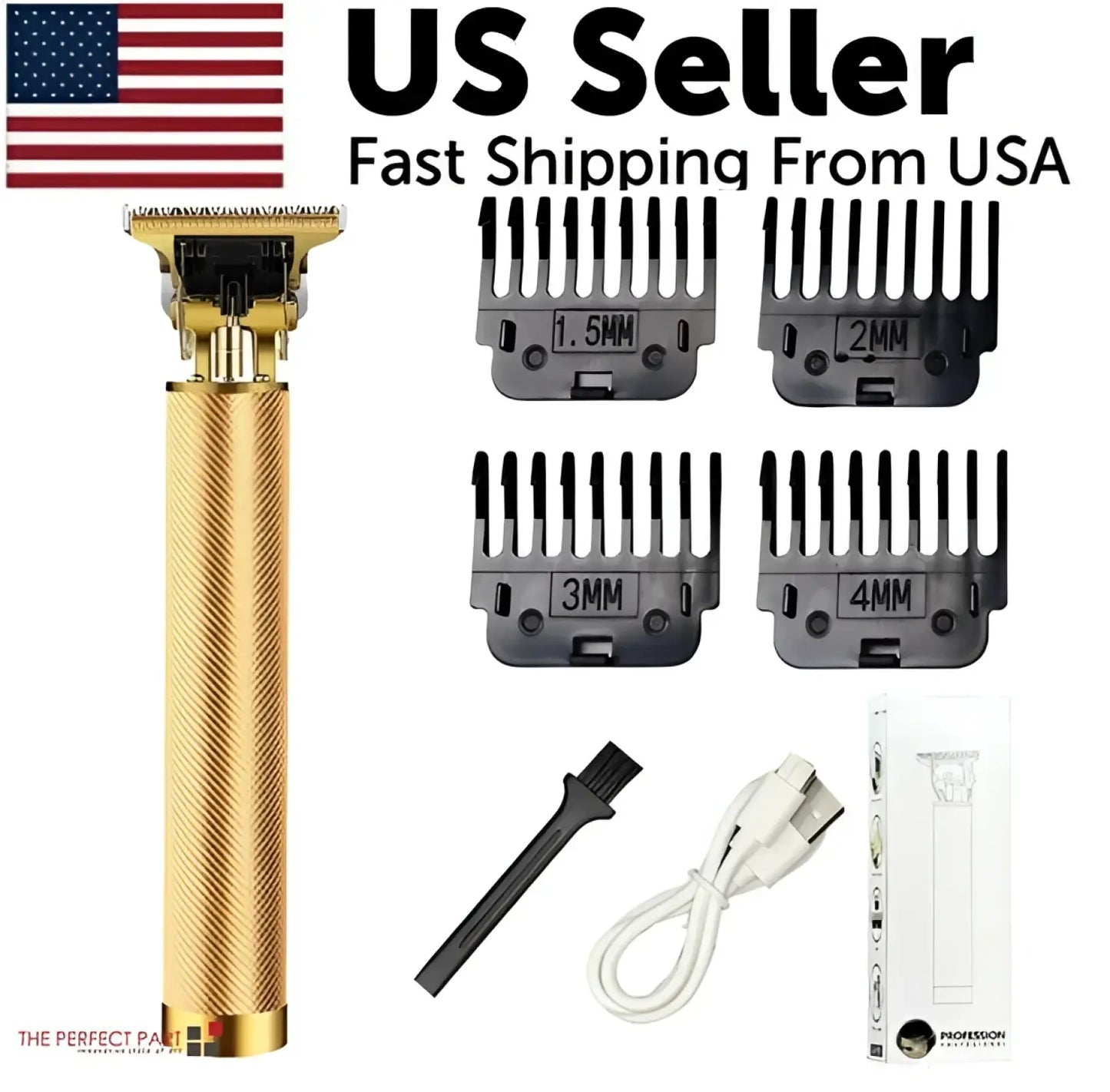 Professional Cordless Hair Trimmer and Beard Clipper