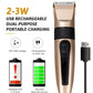 Professional Hair Clippers Cordless Gold Barber Kit