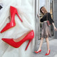 Patent Leather Pointed Toe Stiletto Pumps