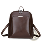 Pu Leather Anti-theft Backpack with Magazine Print