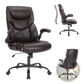 Pu Leather Ergonomic Office Chair with Flip-up Arms