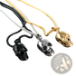 Punk Skull Pendant Titanium Steel Necklace for Men and Women