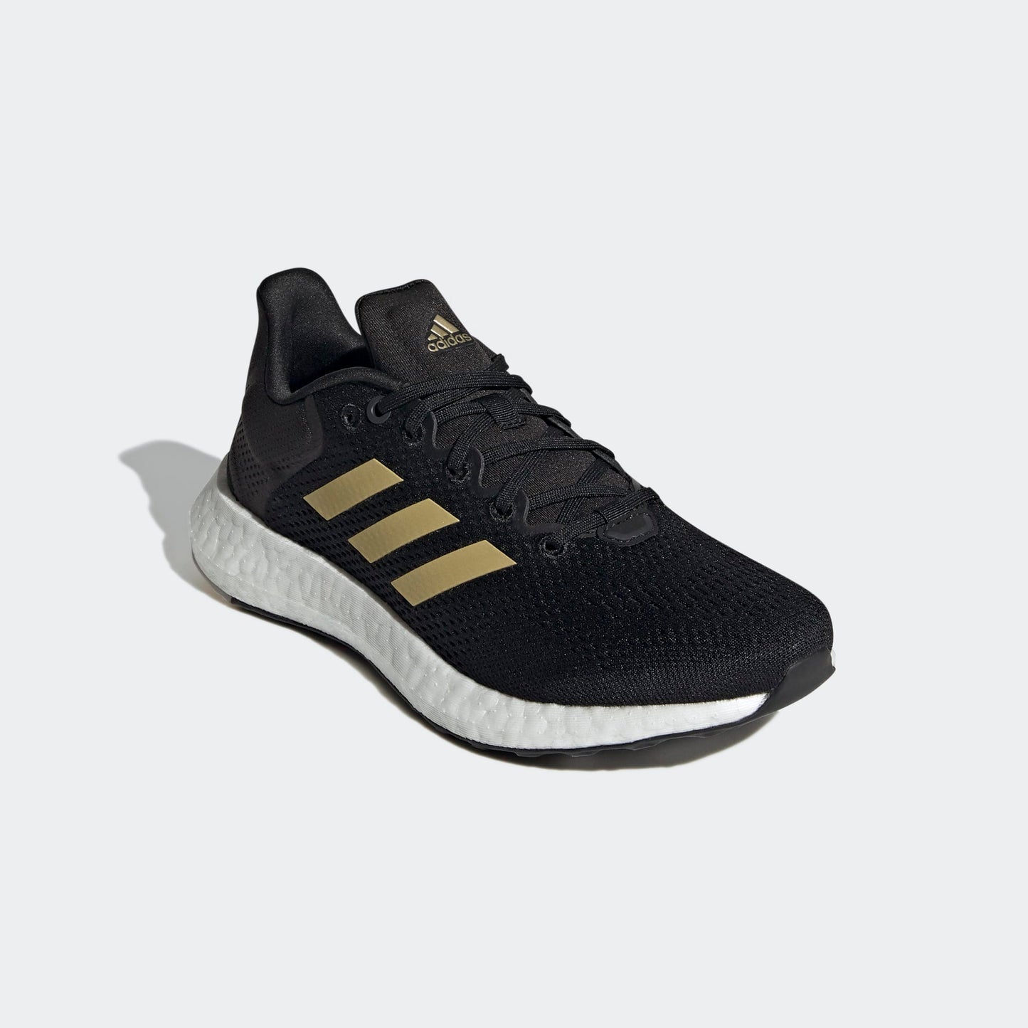 adidas PureBoost 21 Core Black/Gold Met/Grey Size 8