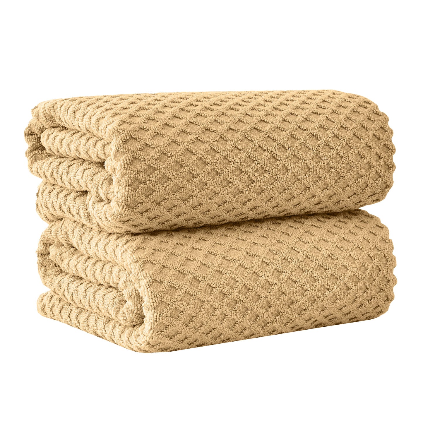 Cotton Diamond Waffle Weave Bath Towel Set - Grayson Collection