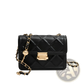 Quilted Crossbody Bag with Gold Chain Strap