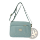 Quilted Crossbody Bag with Gold Hardware and Strap