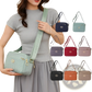 Quilted Crossbody Bag with Gold Hardware and Strap