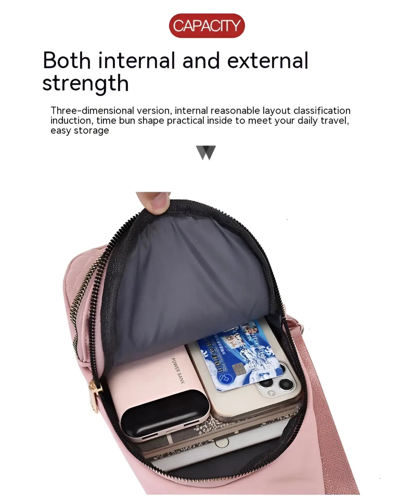 Quilted Crossbody Slanted Chest Bag for Women