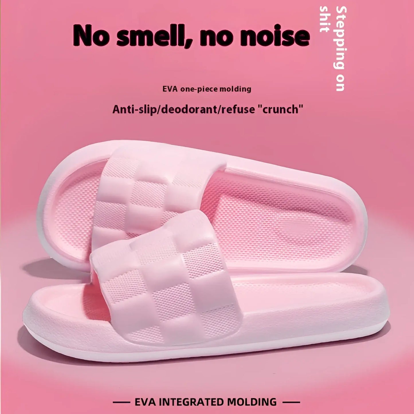 Quilted Eva Soft Sole Breathable Slide Sandals