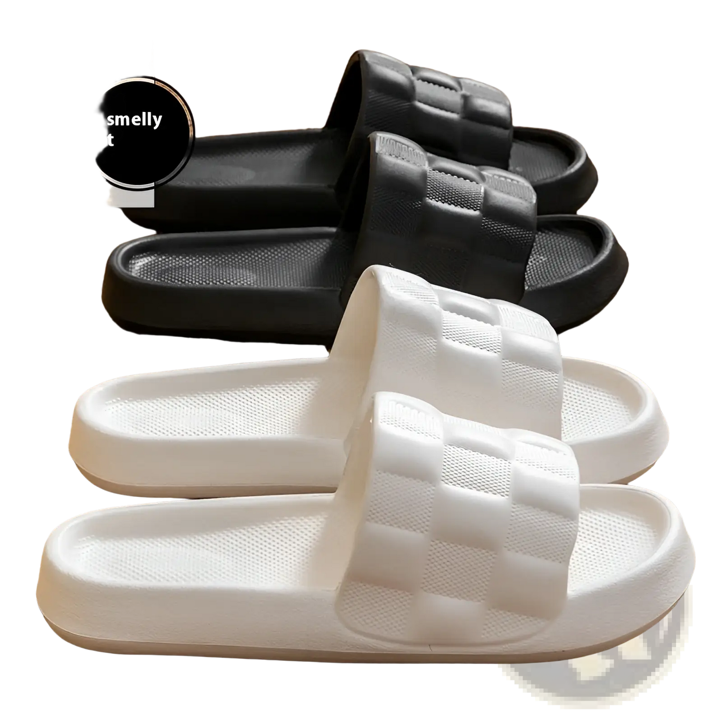 Quilted Eva Soft Sole Breathable Slide Sandals