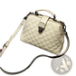 Quilted Leather Retro Doctor Shoulder Bag
