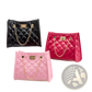 Quilted Mini Chain Shoulder Bag Rhombus Small Square Bag