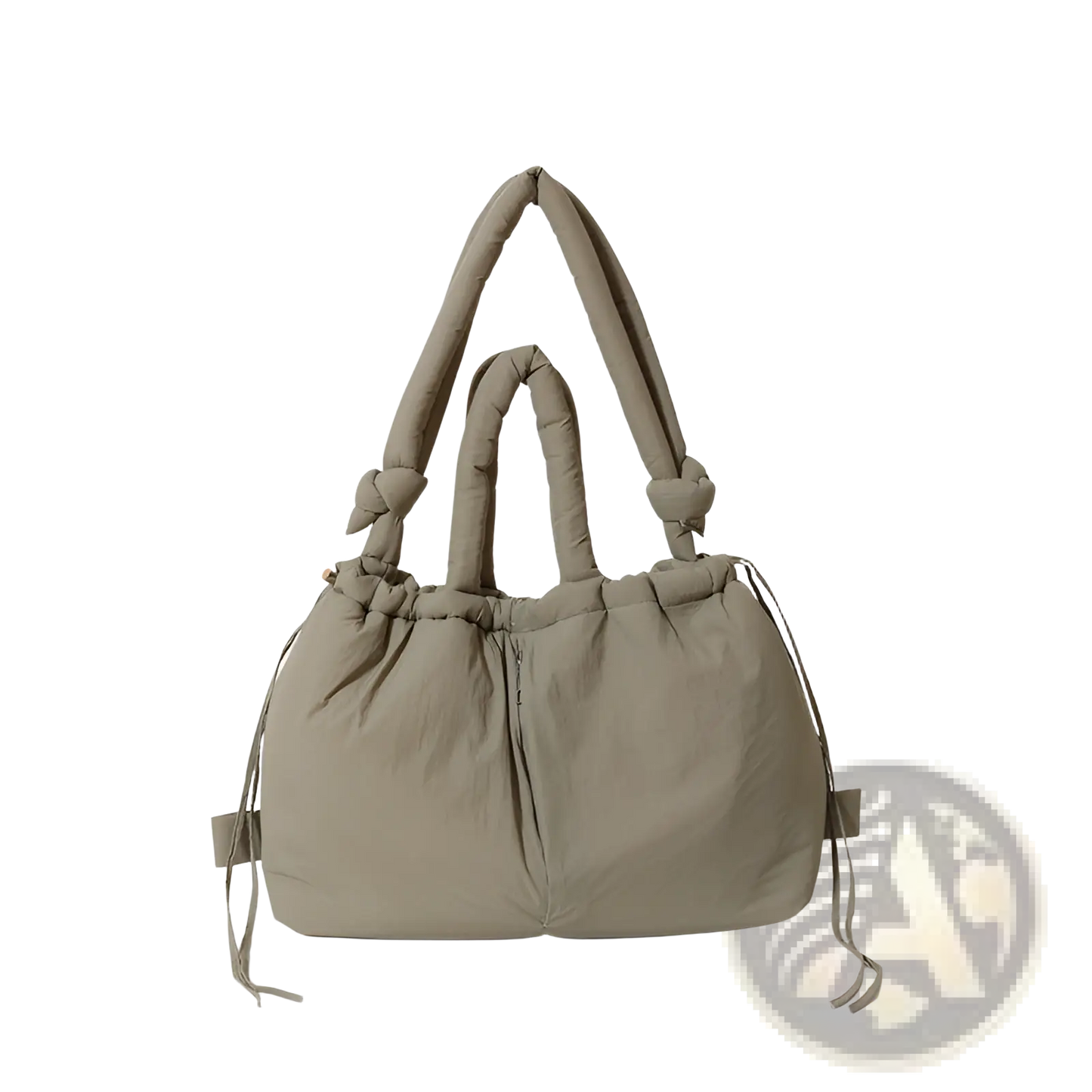 Quilted Puffer Tote Bag Lightweight Nylon Shoulder Bag