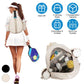 Quilted Waterproof Pickleball Sling Bag with Wet Pocket
