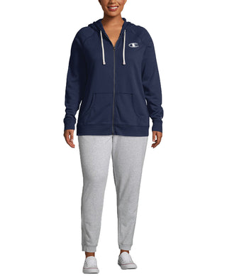 Champion Women's Plus Size Heritage Zip Hoodie Navy Size 2 Extra Large
