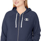 Champion Women's Plus Size Heritage Zip Hoodie Navy Size 2 Extra Large