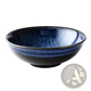 Ramen Bowl Ceramic 8.5 Inch Cat Eye Blue Noodle Bowl