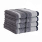 Decorative Cotton Stripe Bath Towel Set - Noelle Collection