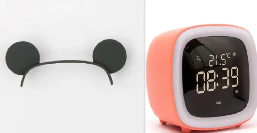 Kids Animal Digital Alarm Clock with Night Light and Temp