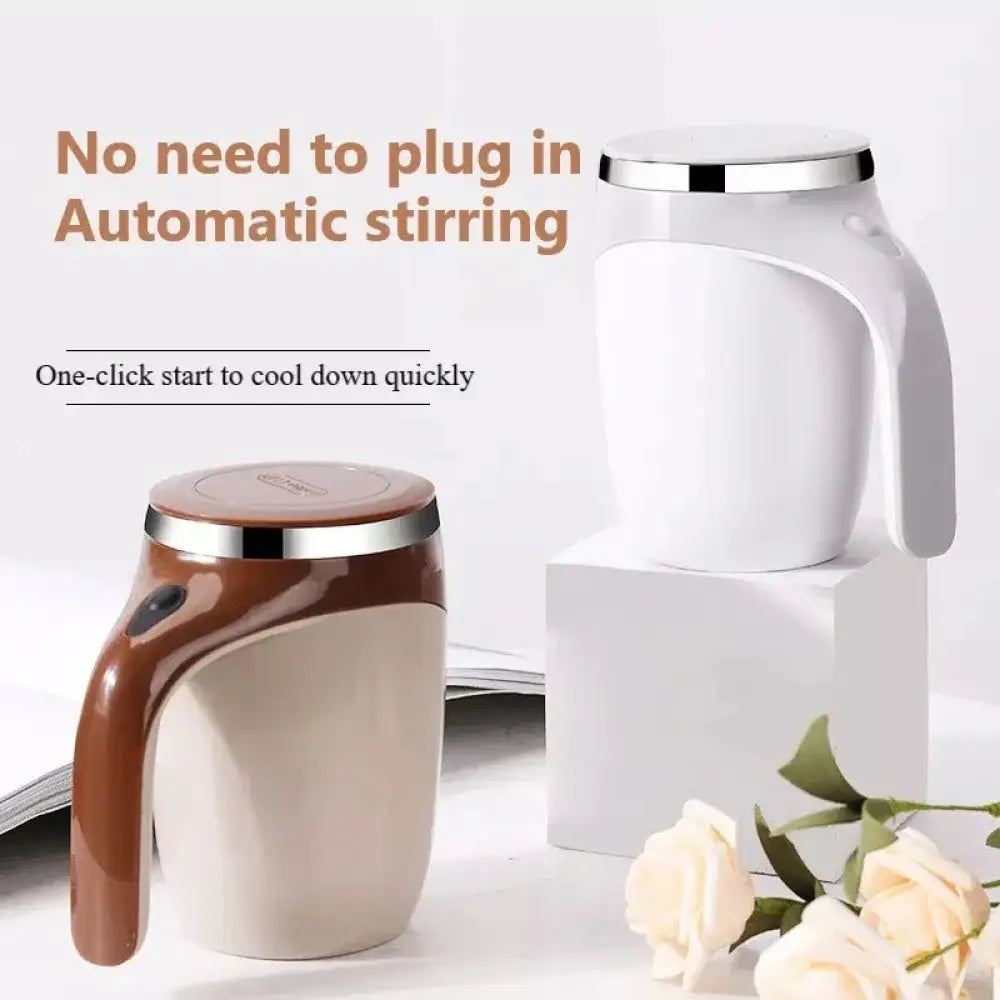 Electric Self Stirring Magnetic Coffee Mug with Usb Charging