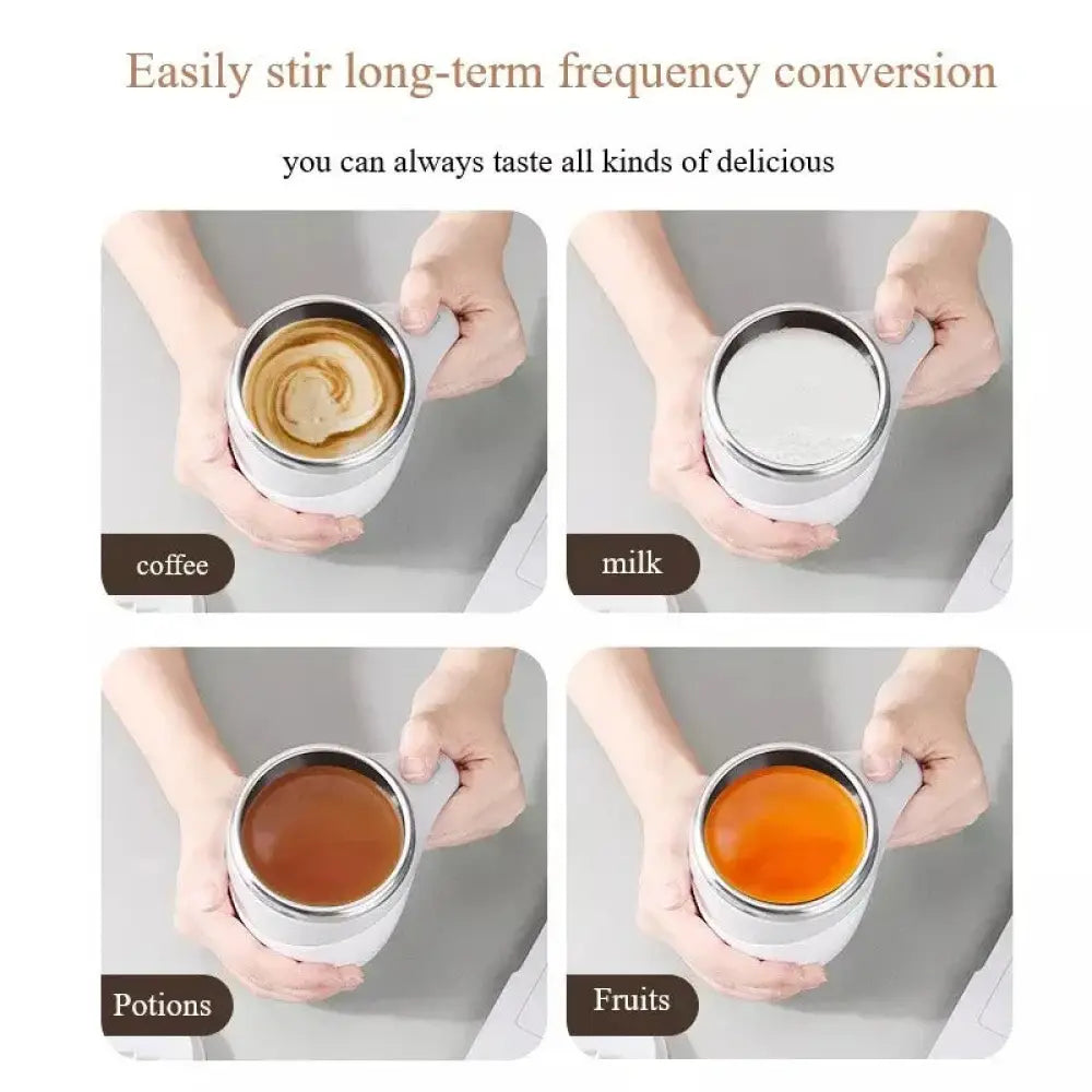 Electric Self Stirring Magnetic Coffee Mug with Usb Charging