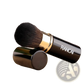 Retractable Makeup Brush Mini Red and Gold Rancai