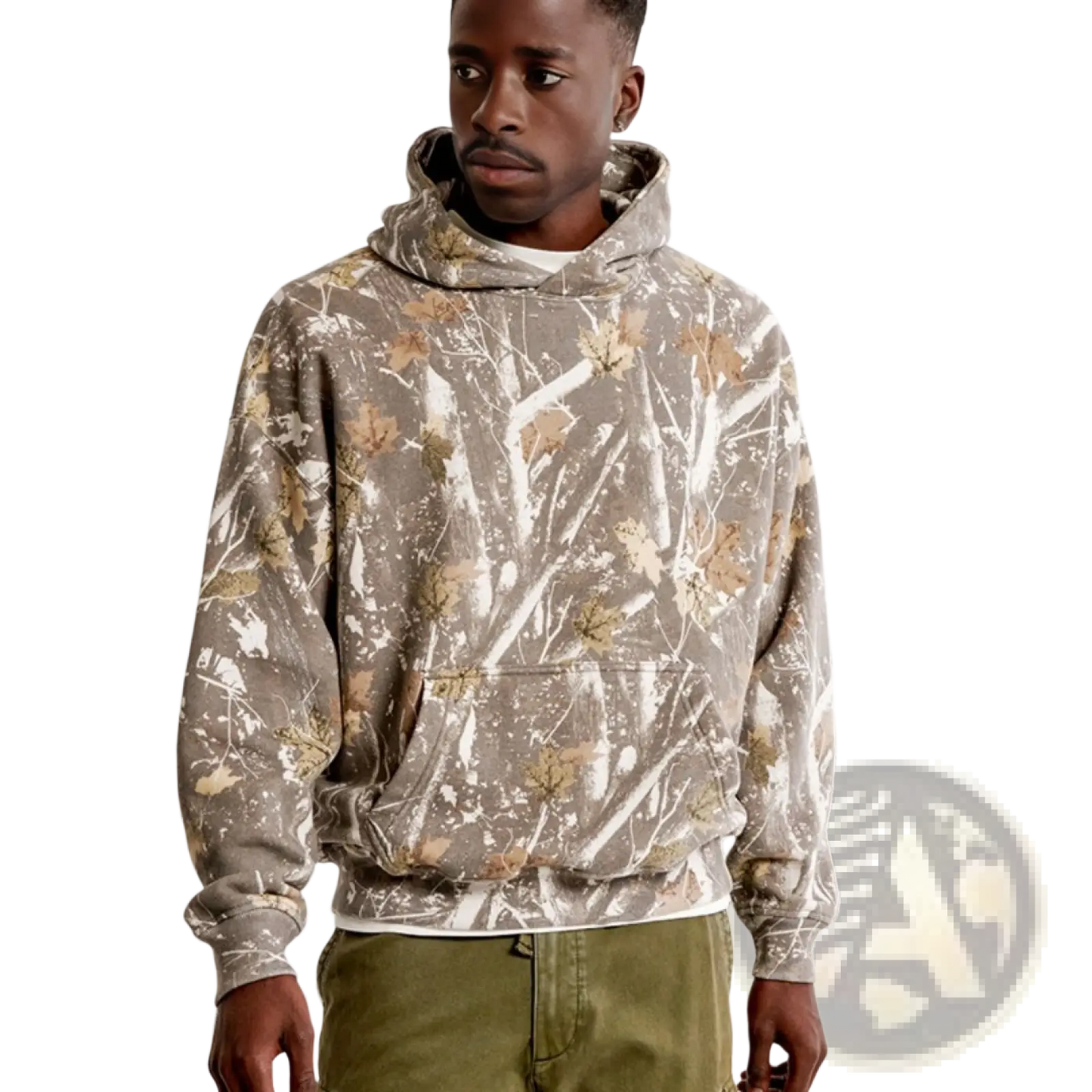 Retro 3d Tie Dye Oversized Unisex Pullover Hoodie
