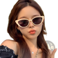 Retro Chic Cat Eye Sunglasses with Tinted Lenses