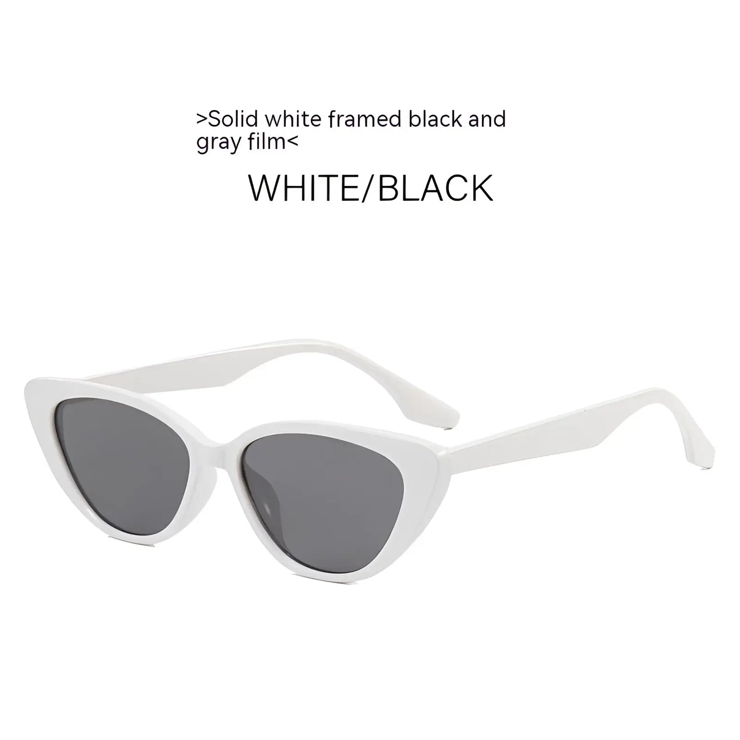 Retro Chic Cat Eye Sunglasses with Tinted Lenses