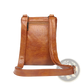 Retro Crocodile Textured Soft Leather Crossbody Bag