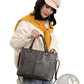 Retro Large Capacity Leather Tote Crossbody Bag