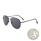 Retro Metal Aviator Sunglasses with Uv400 Gradient Lenses