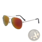 Retro Metal Aviator Sunglasses with Uv400 Gradient Lenses