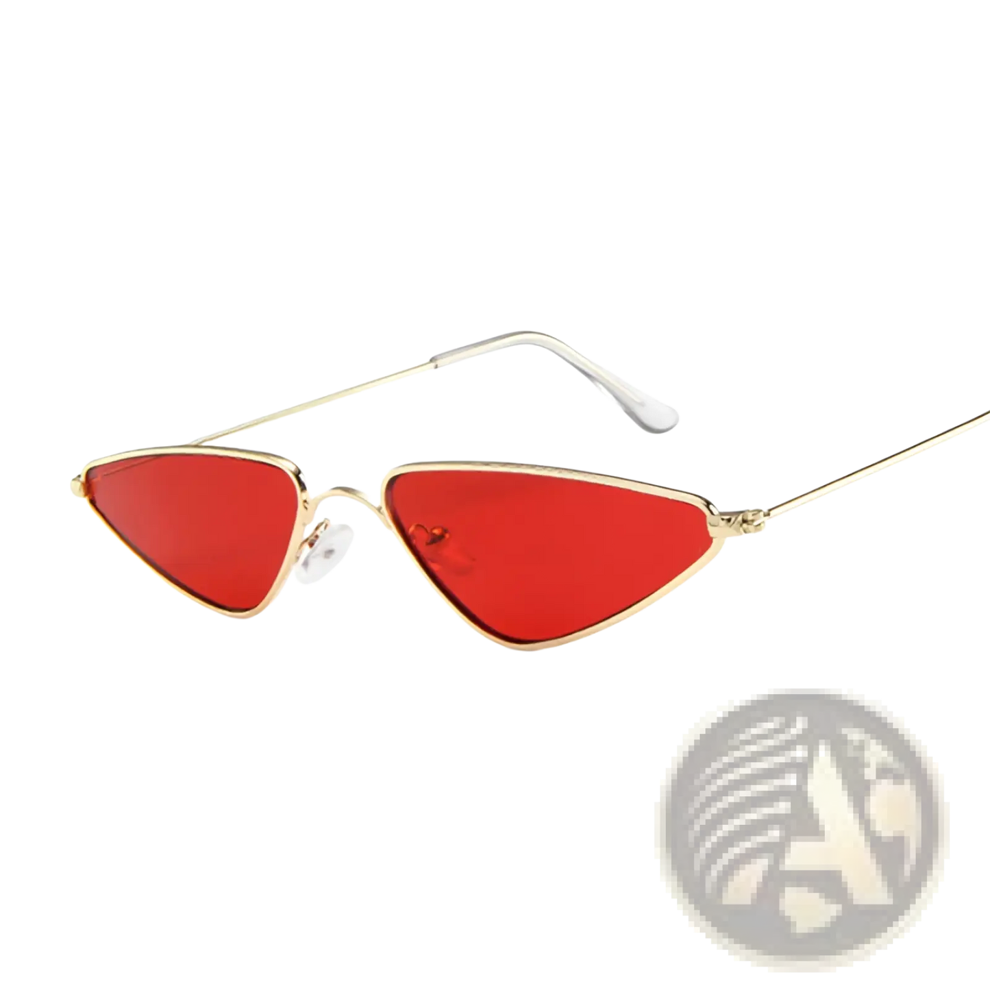 Retro Metal Cat Eye Triangle Sunglasses