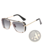 Retro Metal Mesh Aviator Sunglasses with Uv400 Lenses
