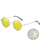 Retro Round Polarized Metal Sunglasses with Uv400 Protection