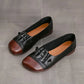 Retro Soft Sole Leather Tassel Loafers