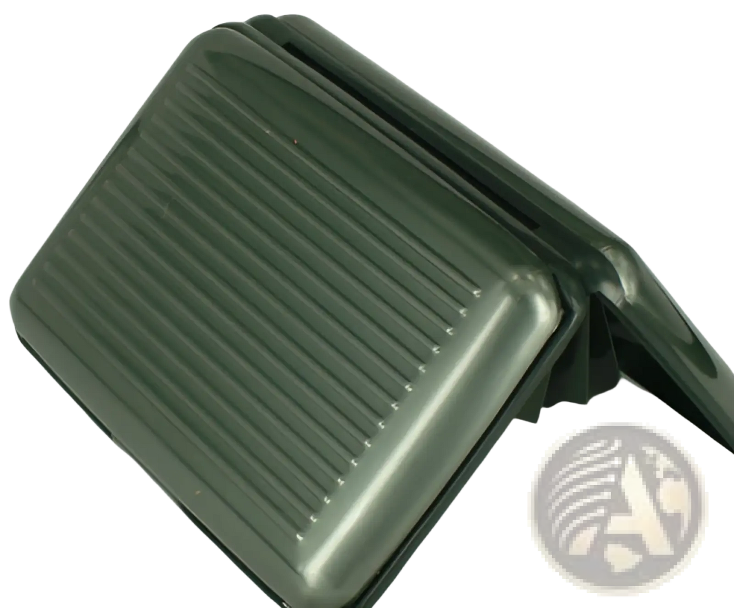 Rfid Blocking Aluminum Alloy Ribbed Card Holder Case