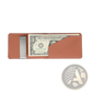 Rfid Blocking Slim Pu Leather Bifold Money Clip Wallet