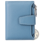 Rfid Leather Wallet with Zipper and Anti Theft Feature