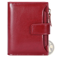 Rfid Leather Wallet with Zipper and Anti Theft Feature