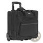 Rolling Laptop Bag 15.6 Inch Wheeled Briefcase Black