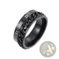Roman Numeral Spinner Chain Ring with Bottle Opener